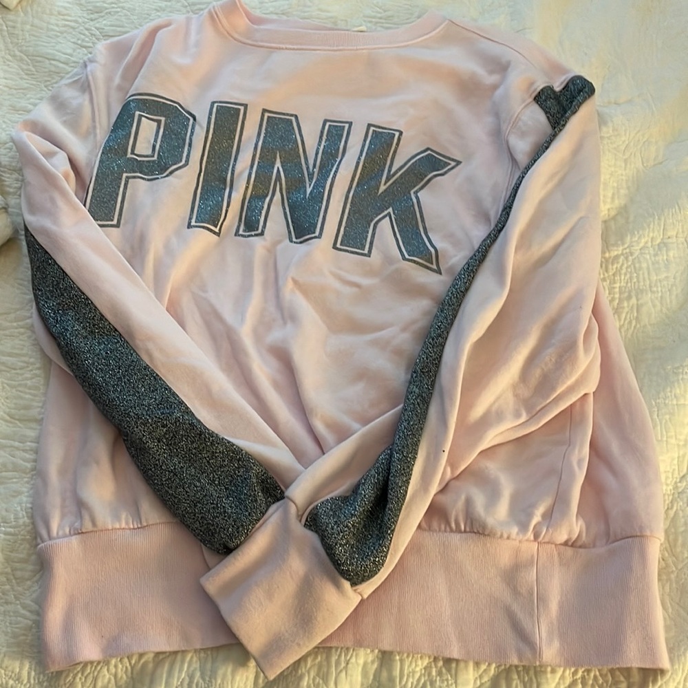 Light pink crewneck sweater